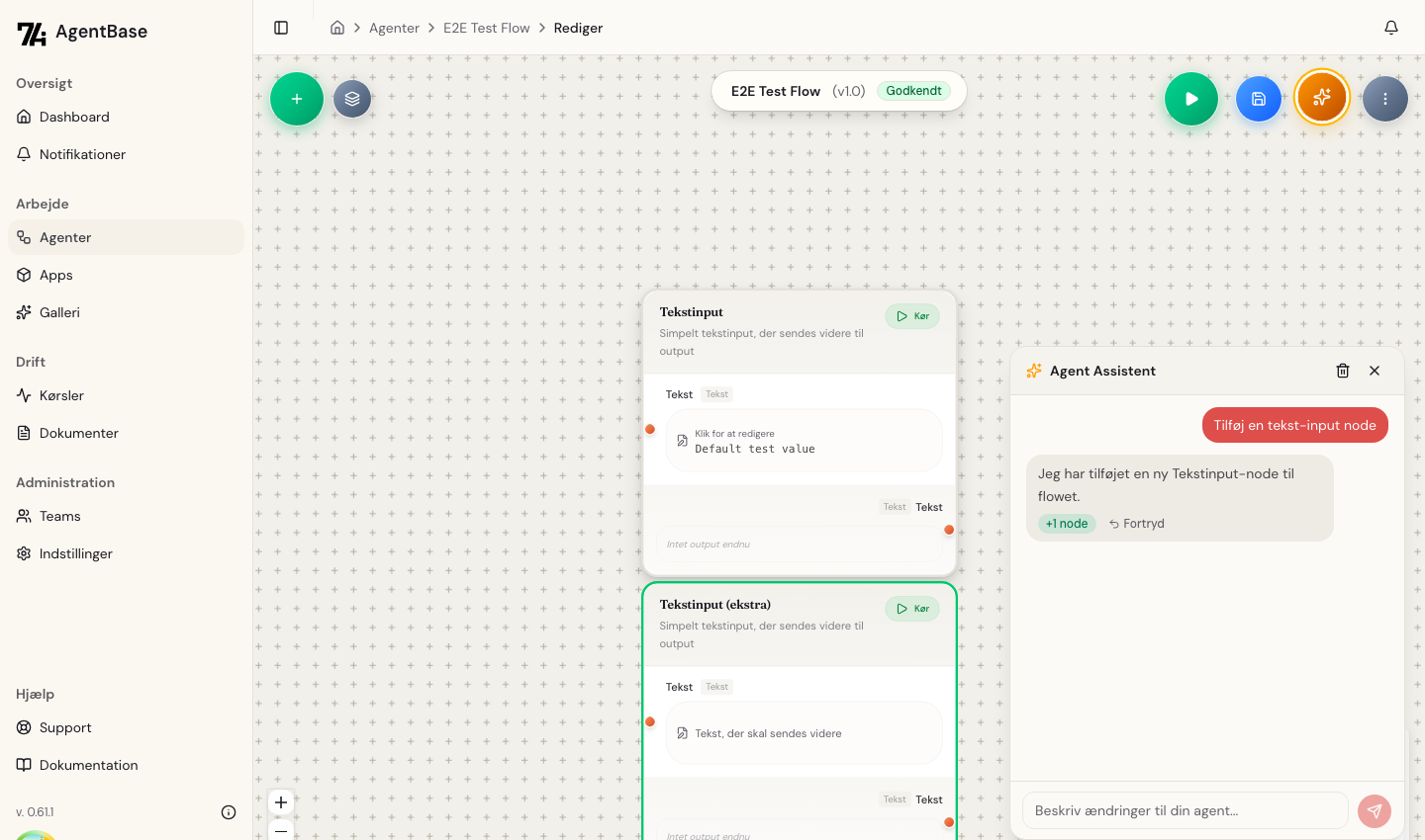 Chat med handlingsresumé