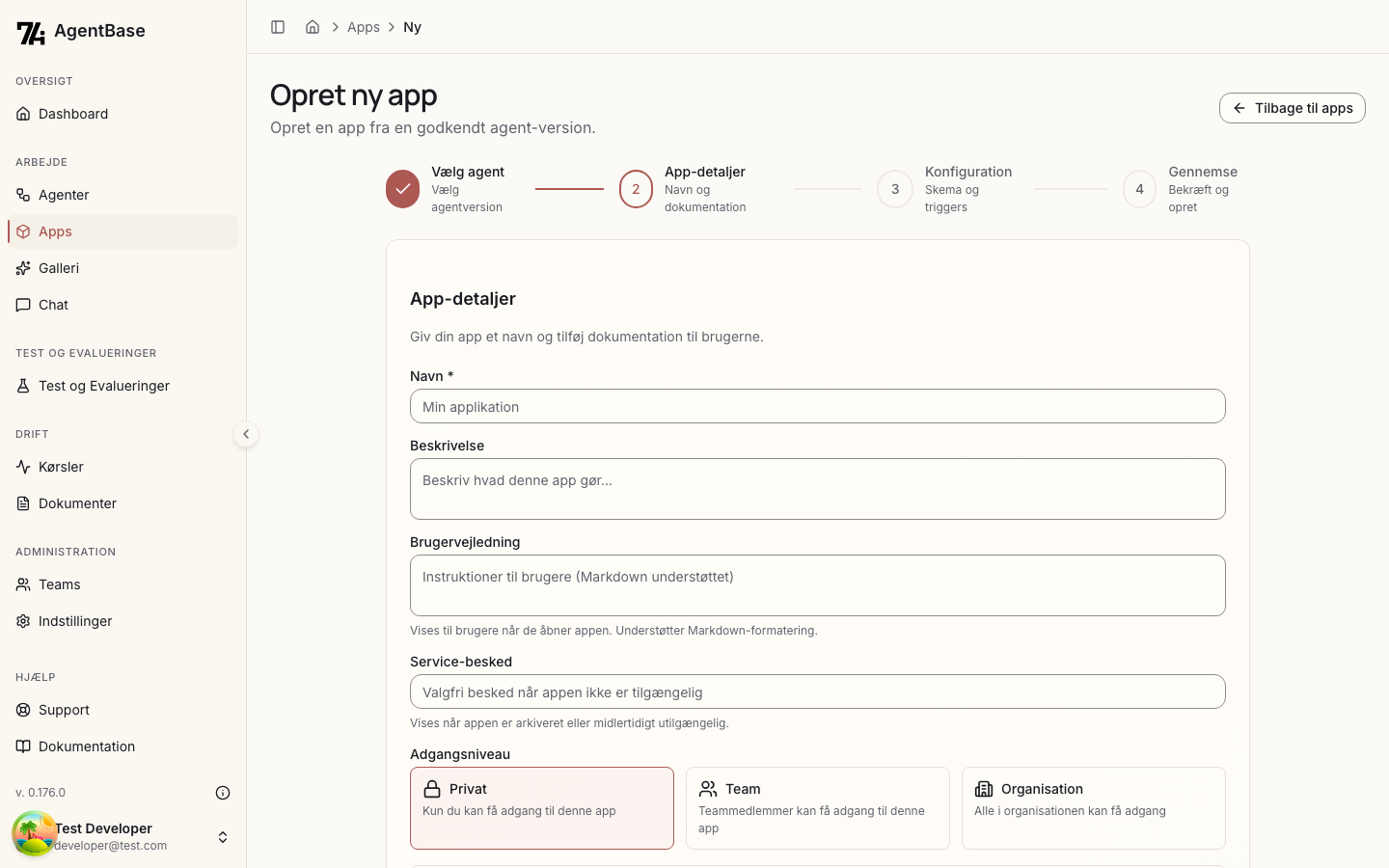 App-detaljer