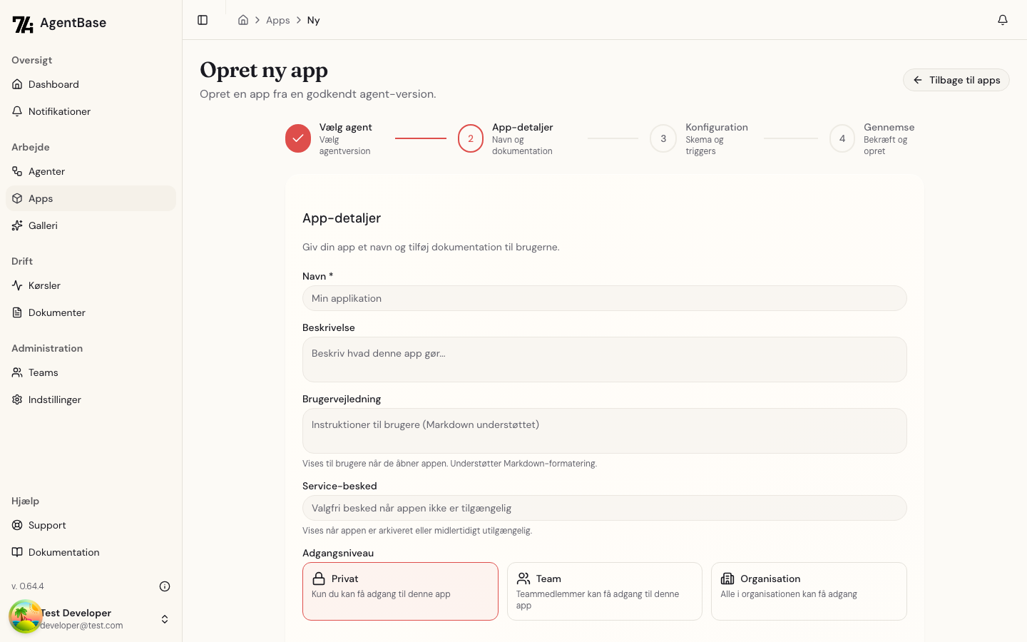App-detaljer