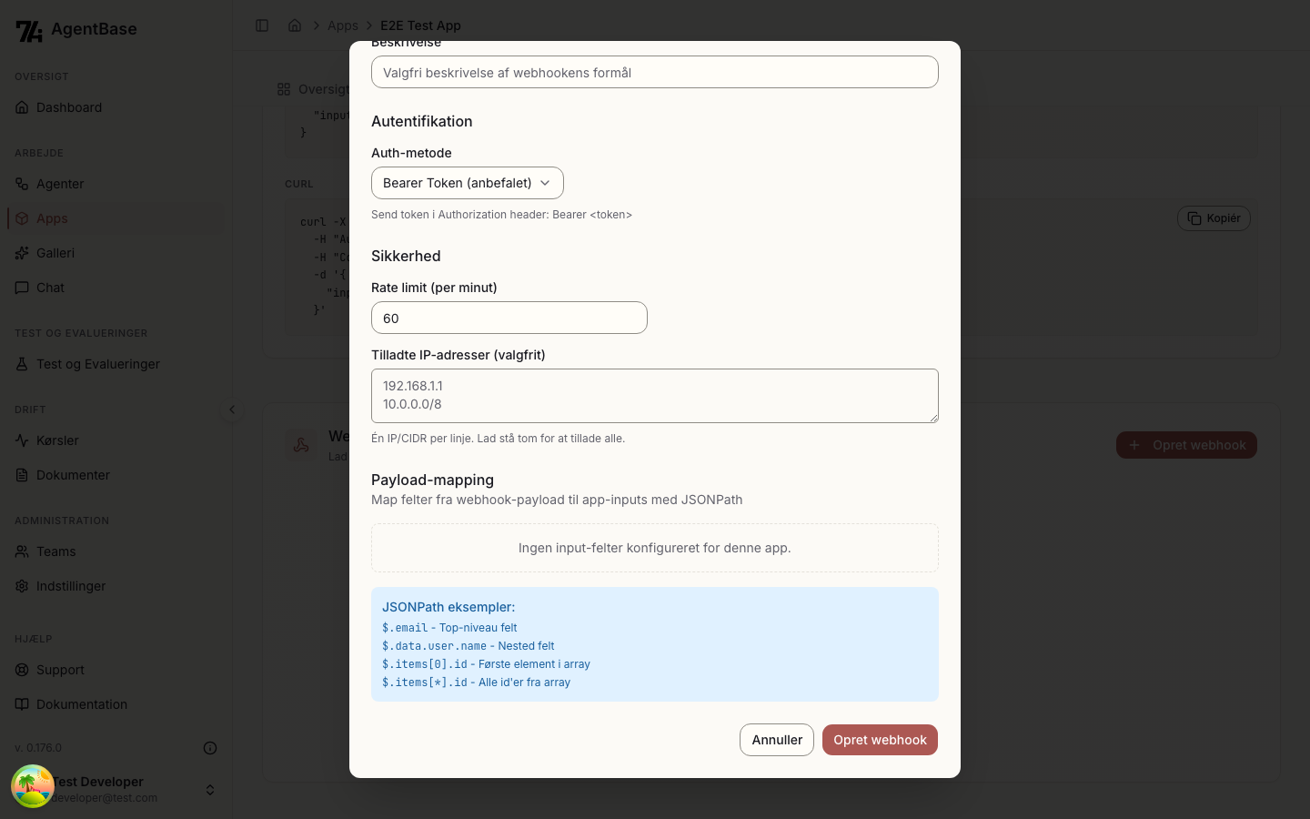 Payload mapping